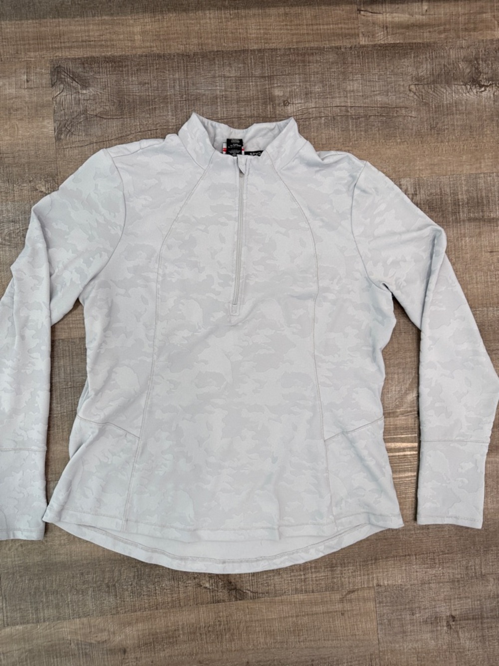 Spyder Active/Sport Pullover in Light Grey.